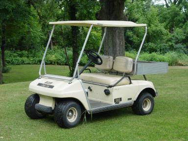 En golfbil
