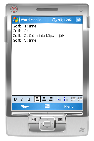 Textdokumentet: Kaos!