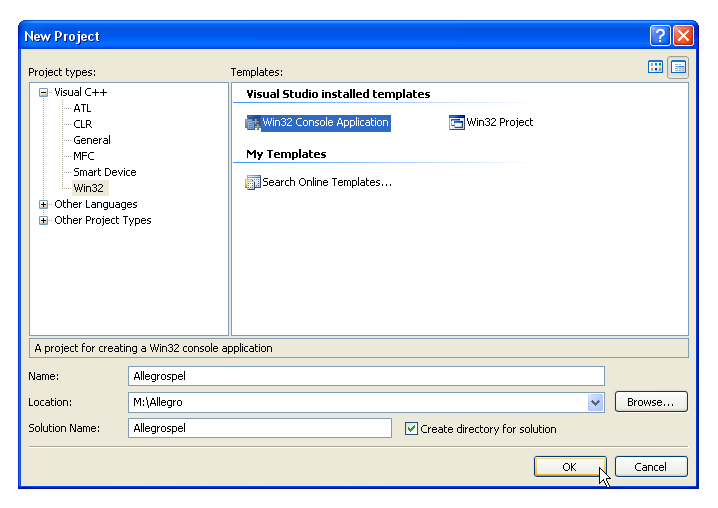 En konsol-applikation i Visual C++