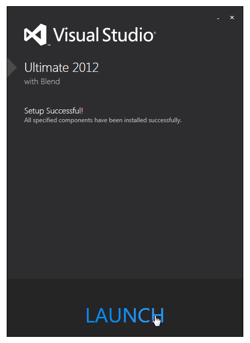 Installationen av Visual Studio