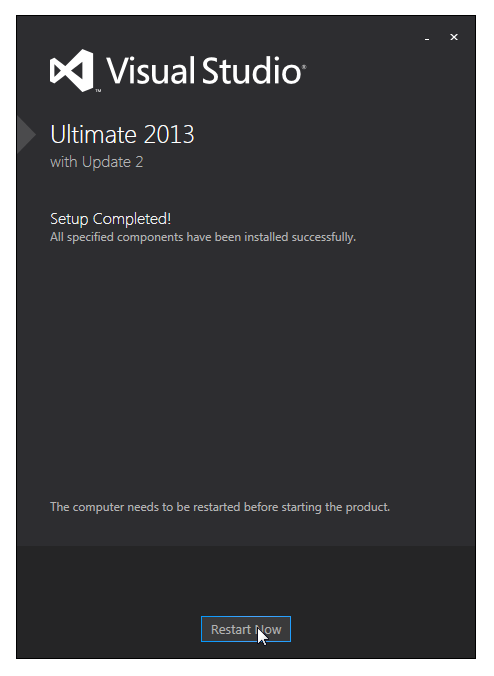 Installationen av Visual Studio