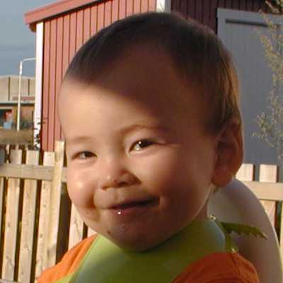 Felix, fast p den hr bilden r han inte tre r n