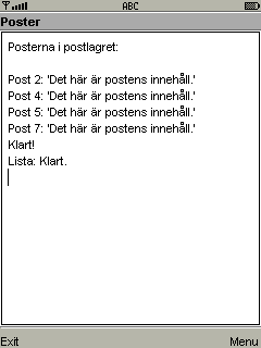 En postlista p det dumma sttet