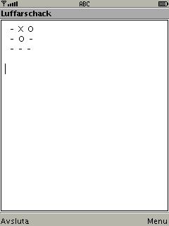 Skrmbild utan grafik