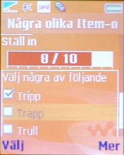 FormTest p en riktig Sony-Ericsson w800i