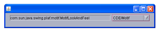 Fult CDE/Motif-utseende