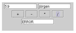 Felaktig inmatning