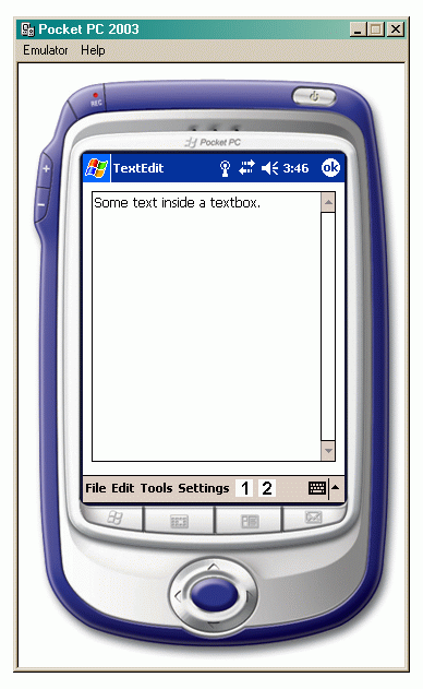 Programmet TextEdit