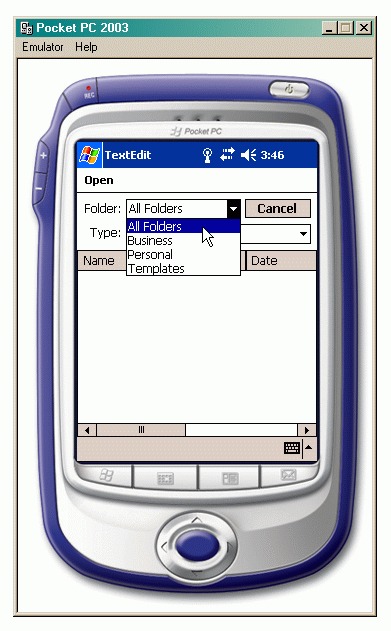 Programmet TextEdit