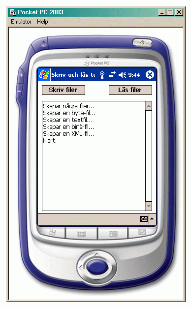 Ett litet testprogram