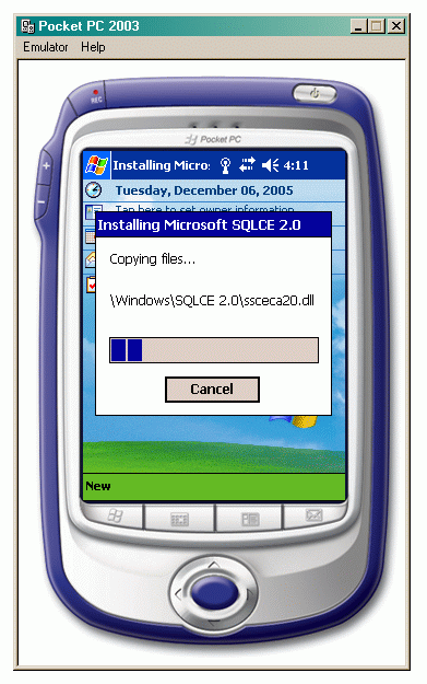 Installation av SQL Server CE