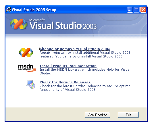 Installationen av Visual Studio