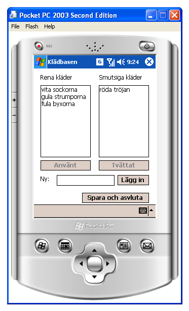 Nu har den rda trjan flyttats till listan med smutsiga klder