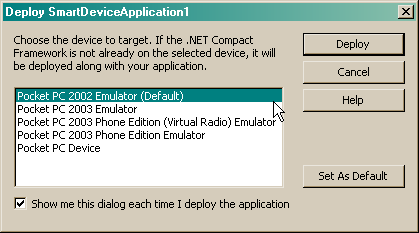 Deploy-dialogen, nu med fler alternativ